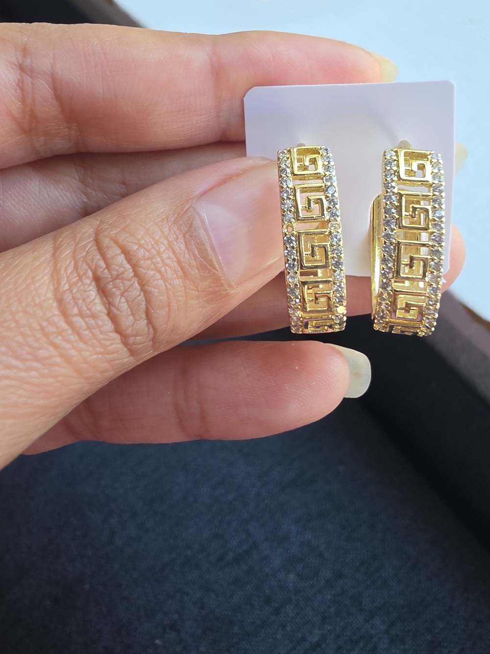 Hermosas Arracadas Oro Laminado 14k